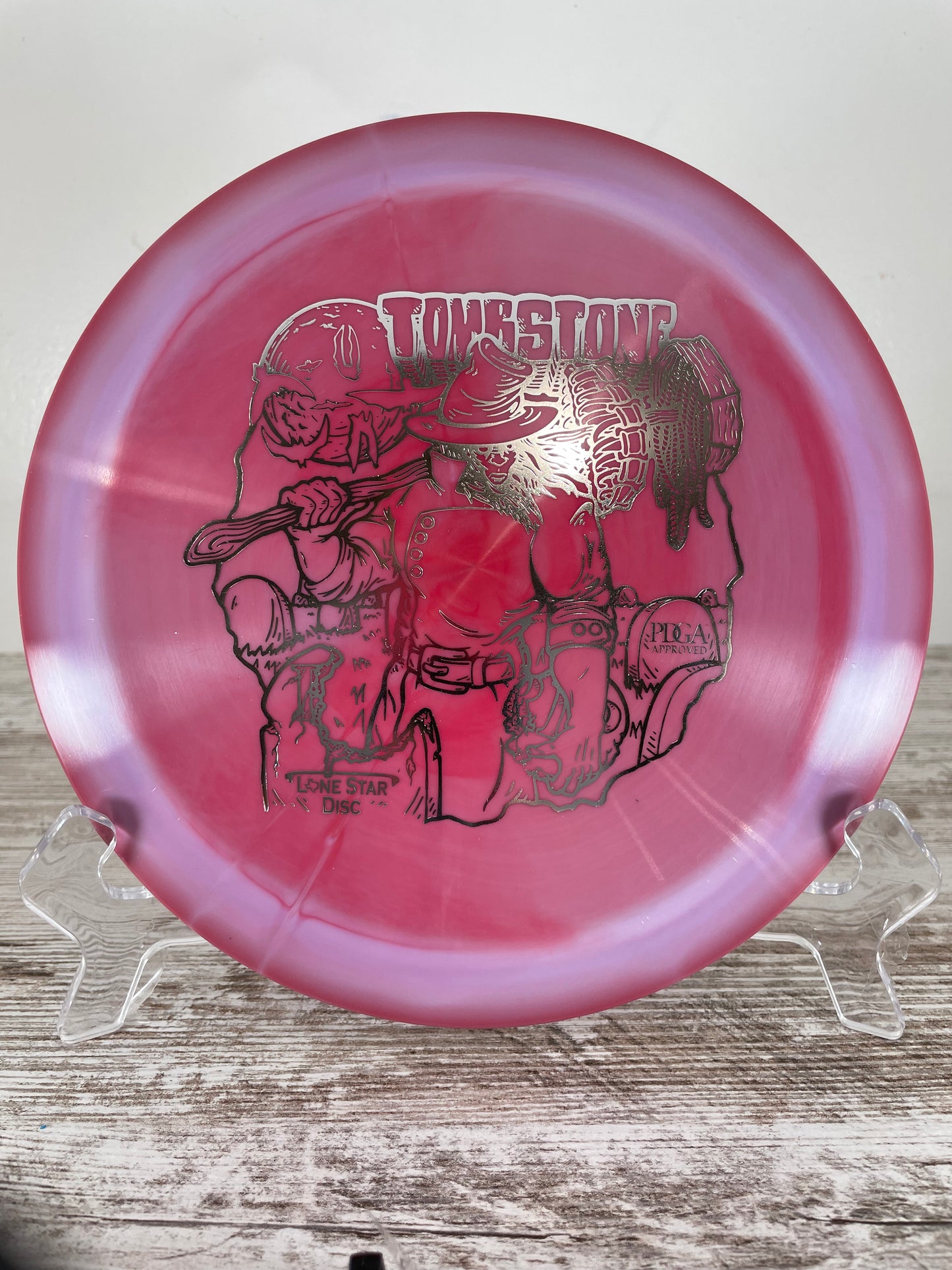 Lone Star Tombstone Alpha 172g Red Swirl Distance Driver
