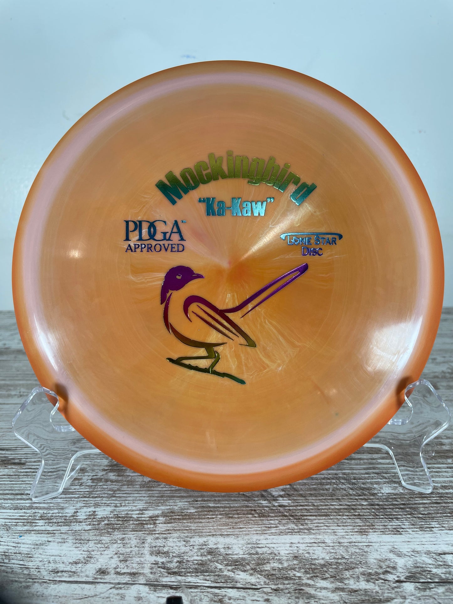Lone Star Mockingbird Bravo 170g Orange-Purple Swirl Fairway Driver