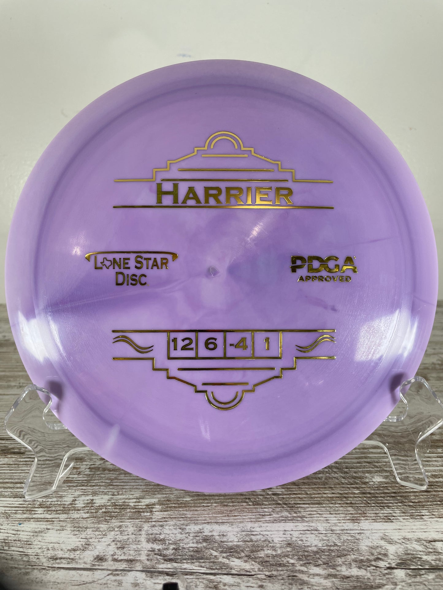 Lone Star Harrier Bravo 172g Purple Swirl Distance Driver