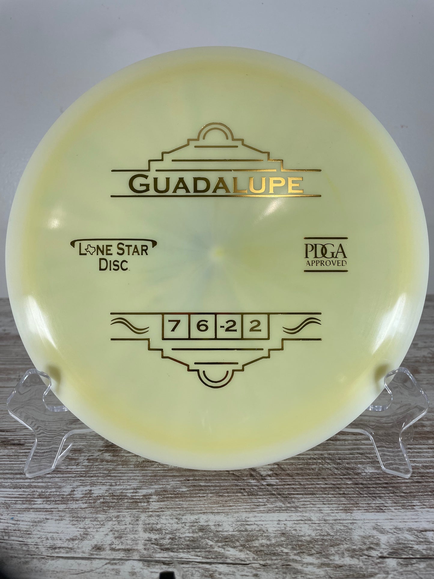 Lone Star Guadalupe Alpha 166g Yellow Swirl Fairway Driver