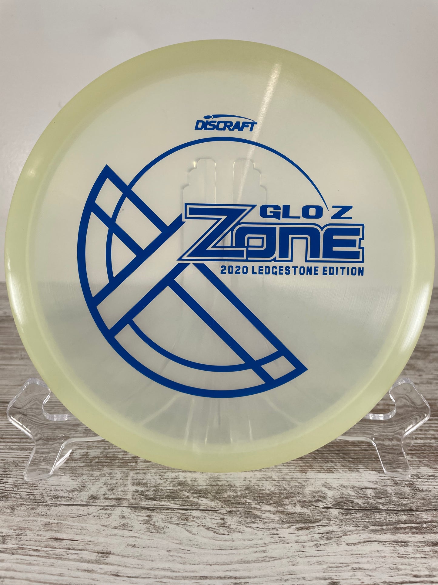 Discraft Zone Glo Z Clear 174g Glow 2020 Ledgestone Edition Putter