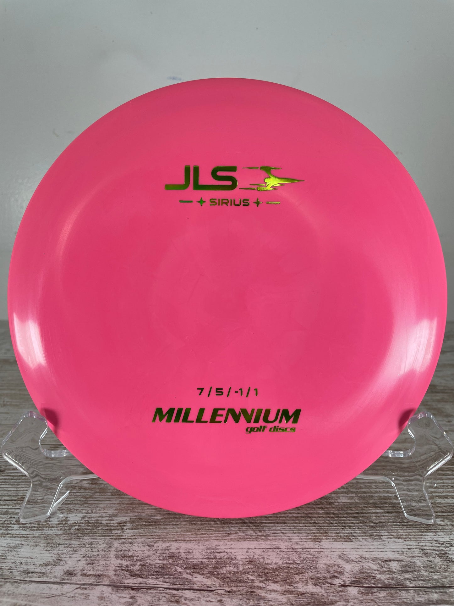 Millennium JLS Sirius 174g Pink w/ Gold Foil Fairway Driver