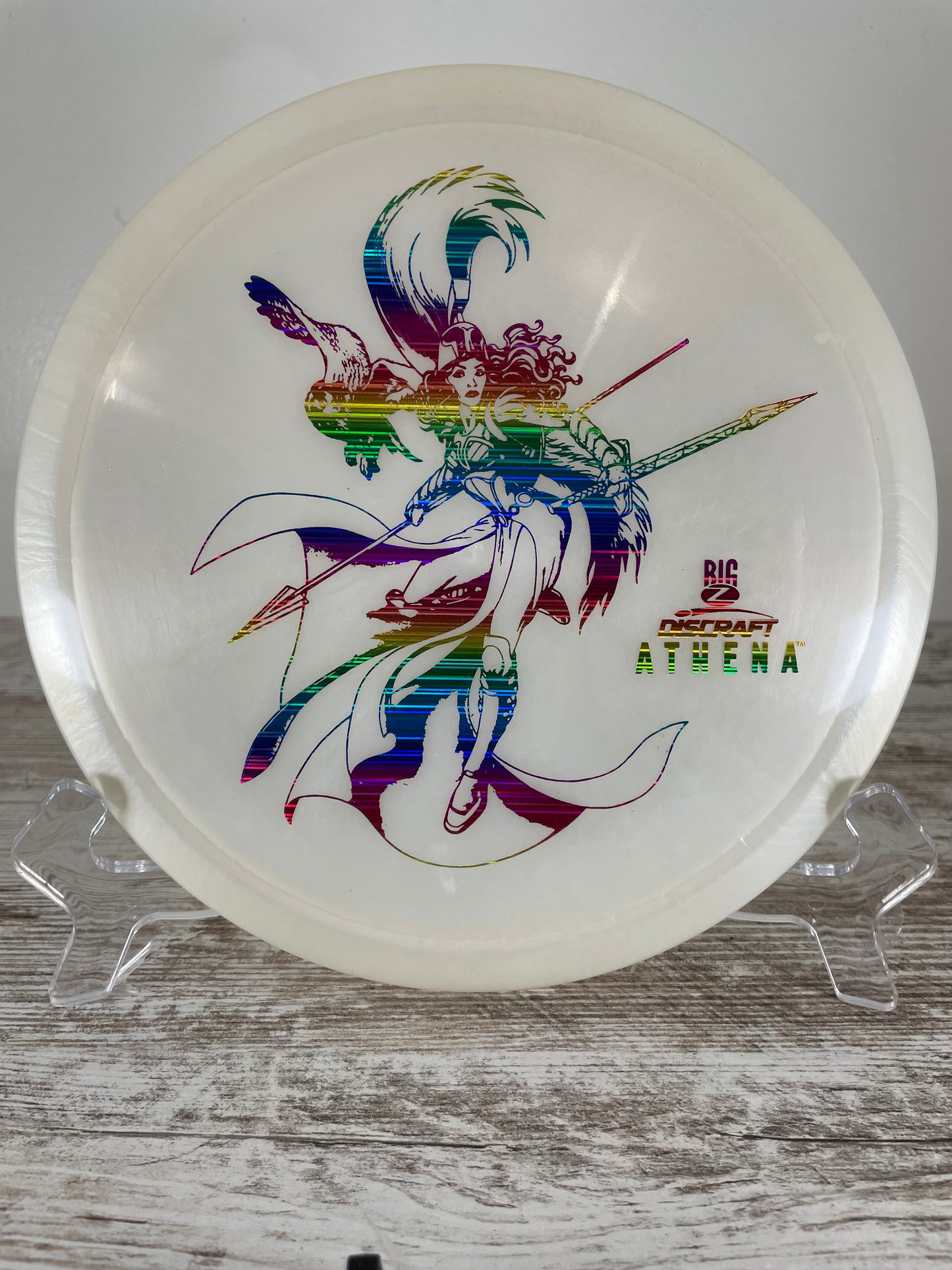 Discraft Athena Big Z White w/ Rainbow Foil 168g Fairway Driver