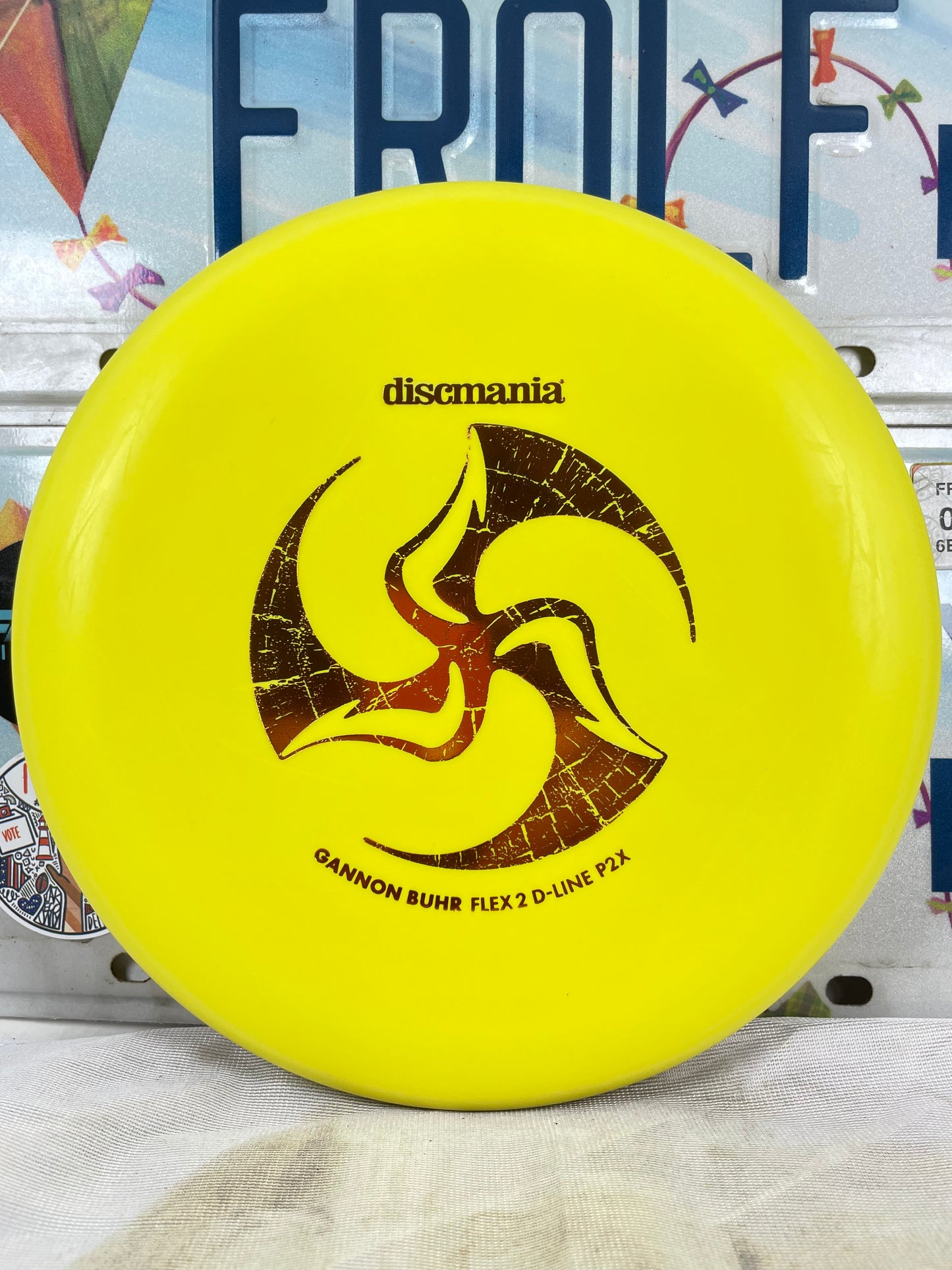 Discmania P2x D-Line Flex 3 Yellow 174g Putter