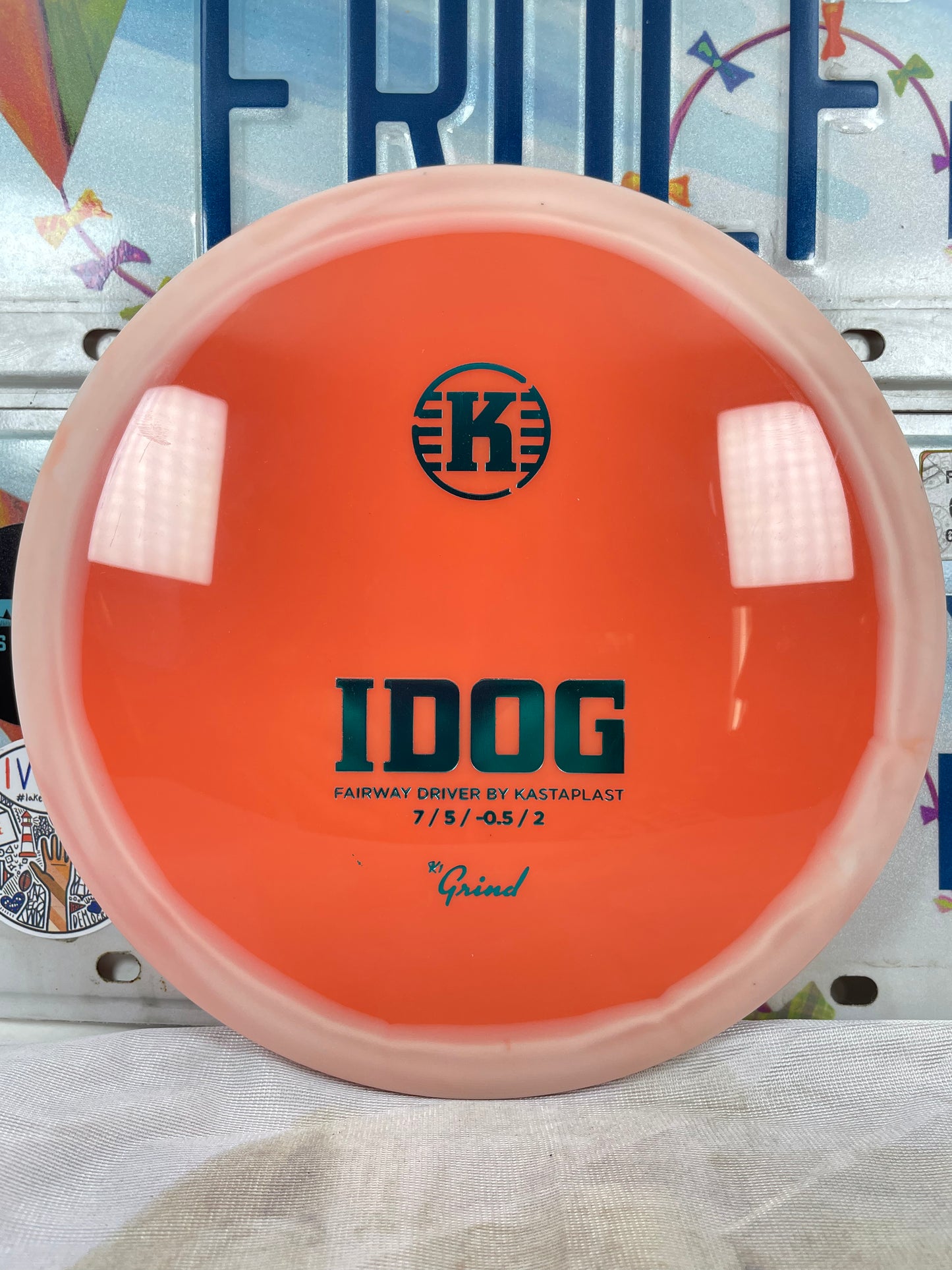 Kastaplast Idog K1 Grind Orange 173g Midrange