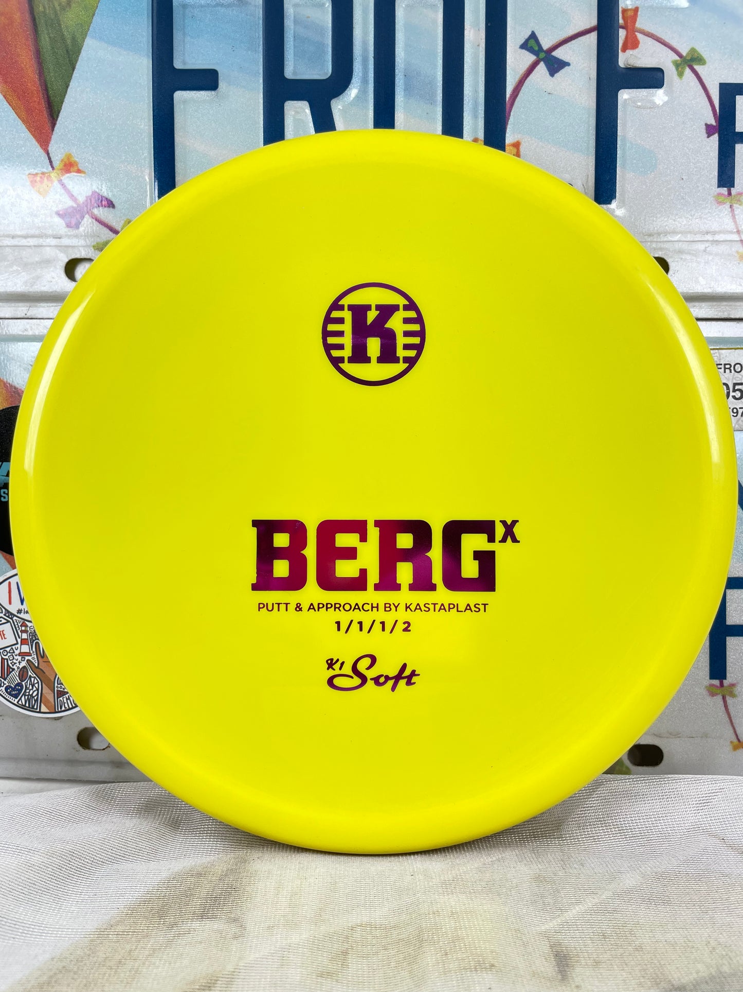 Kastaplast Berg X K1 Soft Yellow 174g Putter