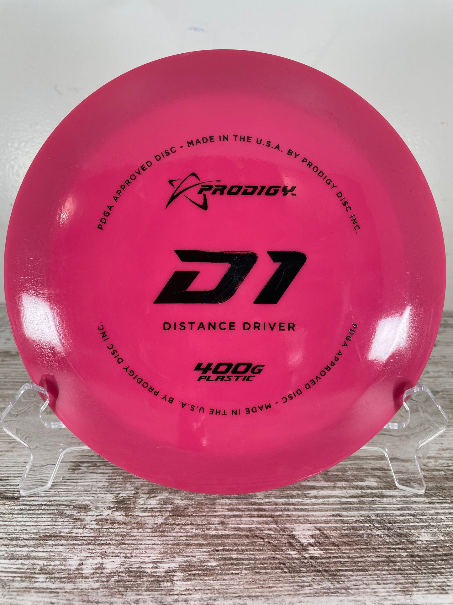 Prodigy D1 400G Fuchsia Pink 174g Distance Driver