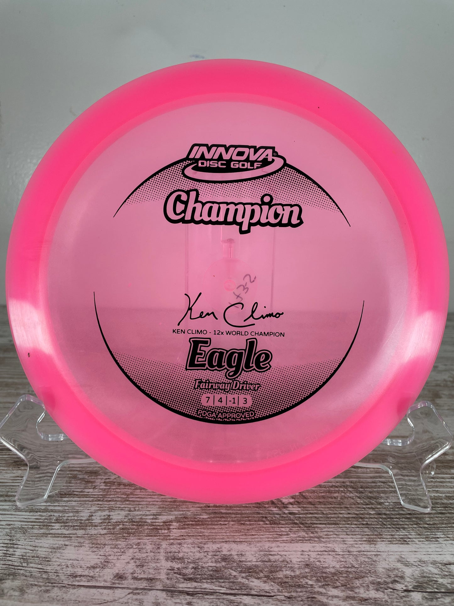 Innova Eagle Champion Pink 172g Ken Climo 12x World Champ Fairway Driver