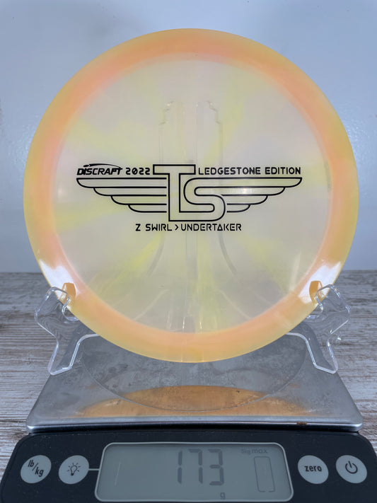 Discraft Undertaker Z Swirl Orange 173g 2022 Ledgestone Distance Driver