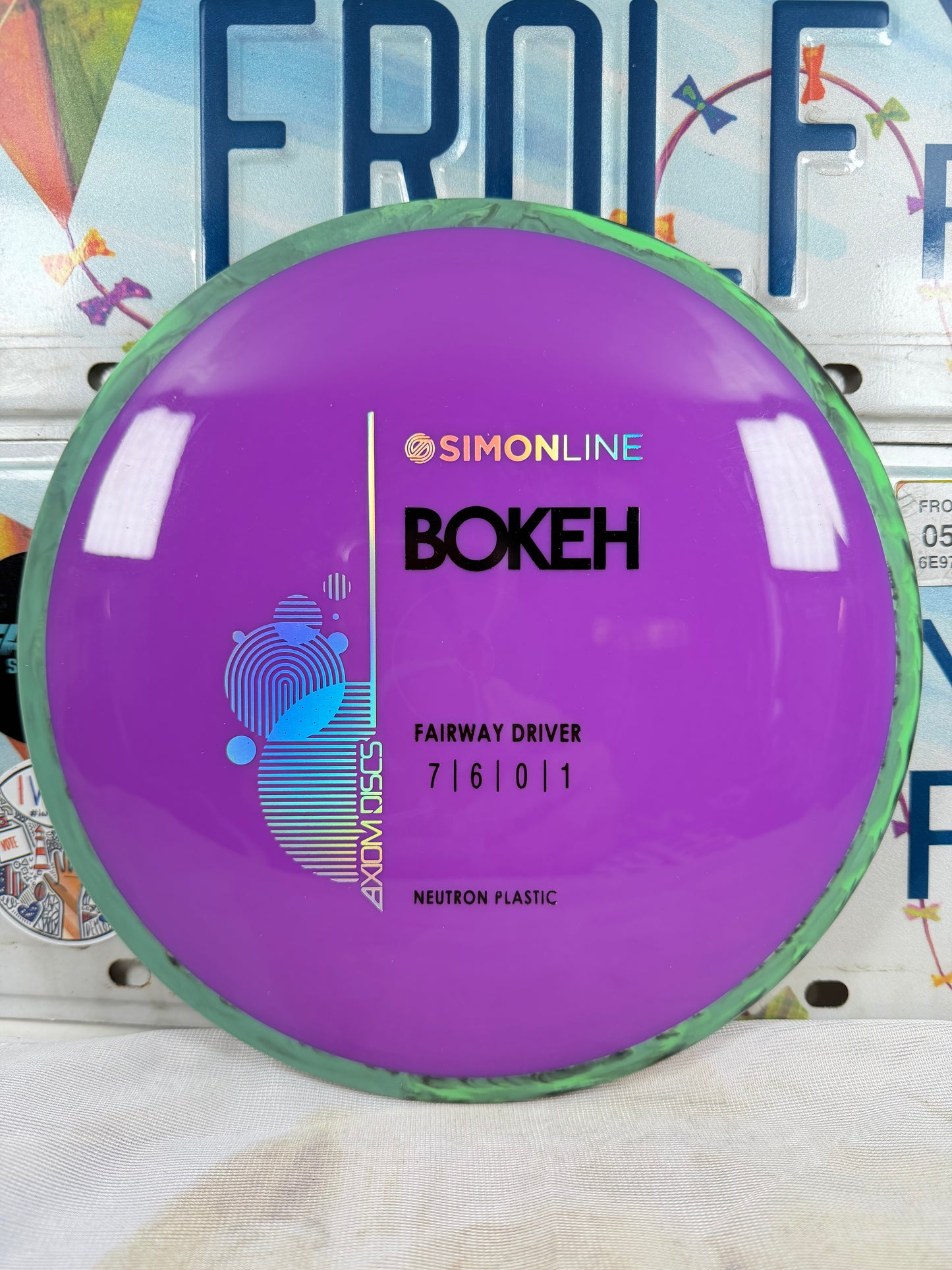 Axiom Bokeh Neutron Purple 174g Fairway Driver