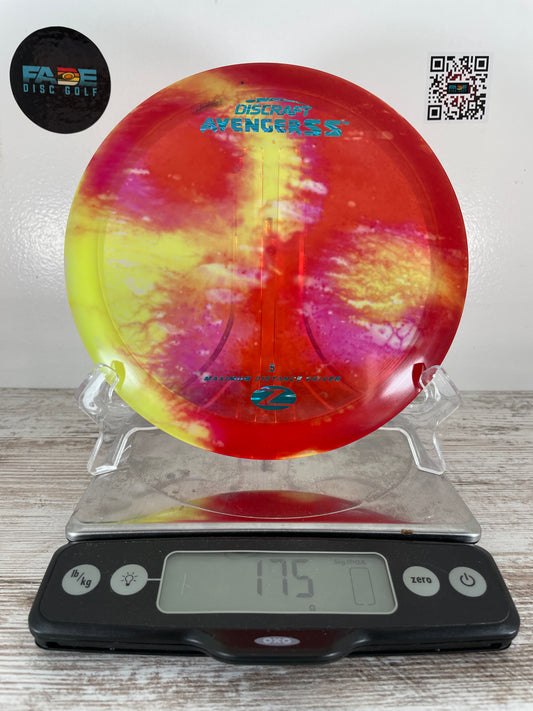 Discraft Avenger SS Z Line Fly Dye Red 175g Distance Driver