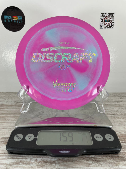 Discraft Venom First Run ESP Pink-Blue Swirl w/ Silver Hologram Foil 159g Distance Driver