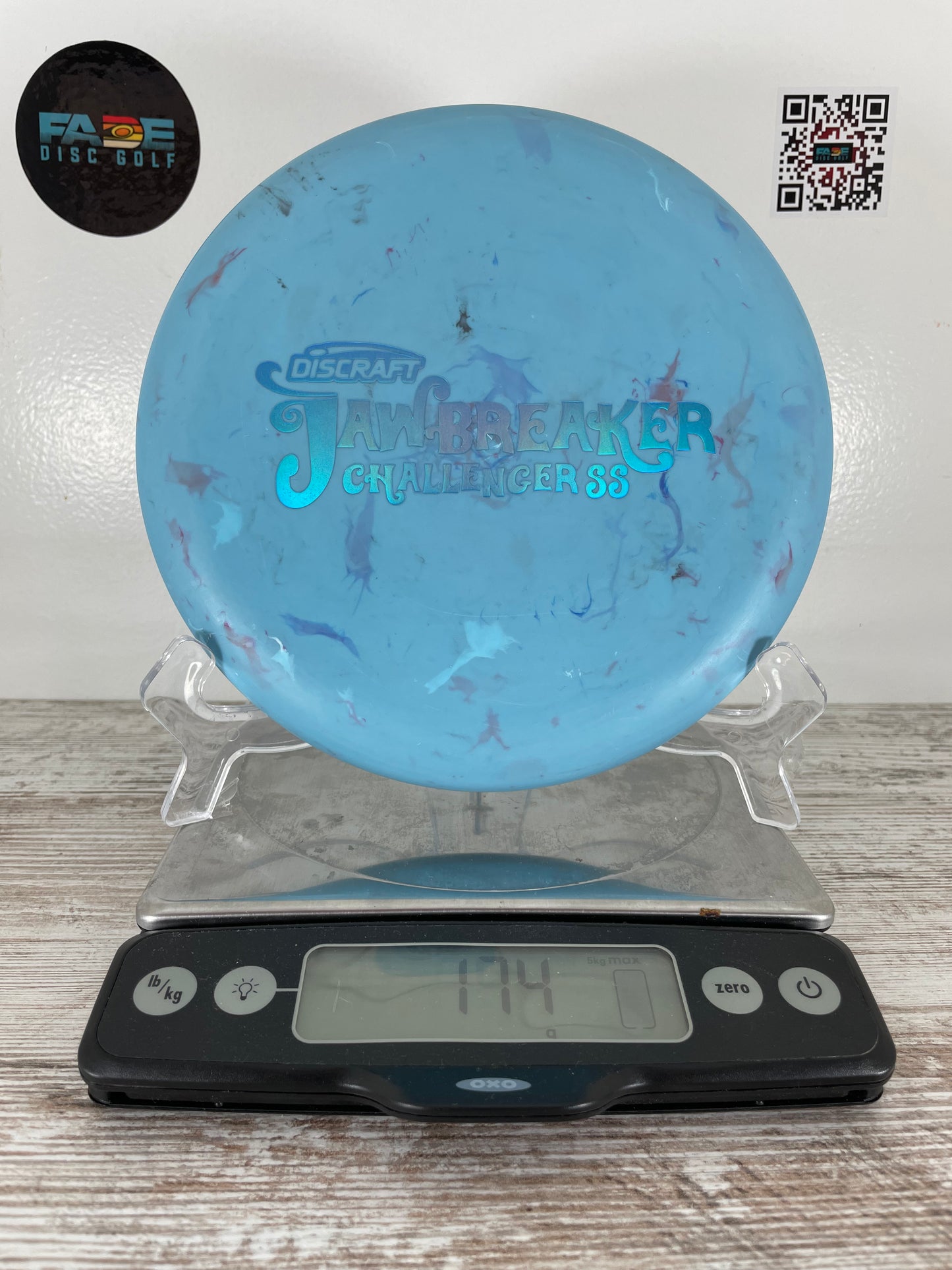 Discraft Challenger SS Jawbreaker Blue w/ Blue Reflective Foil 174g Putter