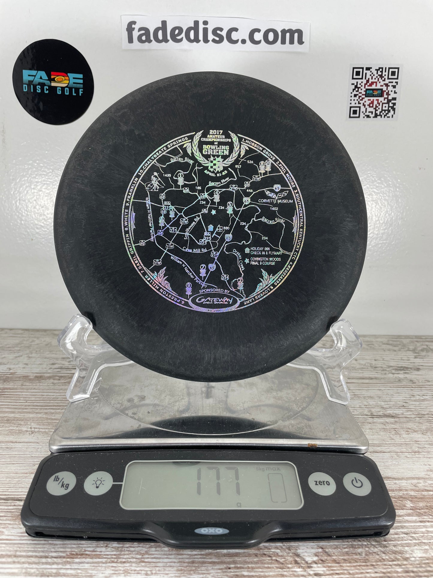 Gateway Wizard RFF Black w/ Silver Hologram Foil 177g Putter
