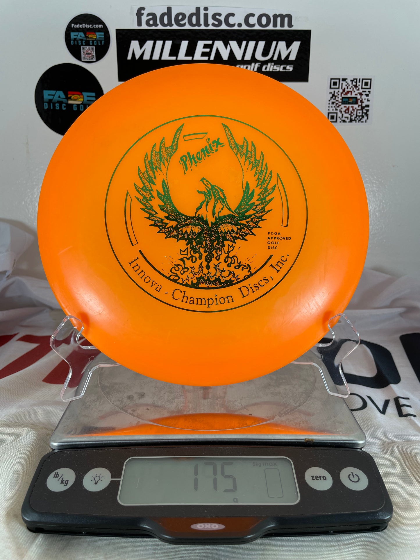 Innova Phenix DX Orange w/ Green Foil 175g OOP Rare Fairway Driver USED