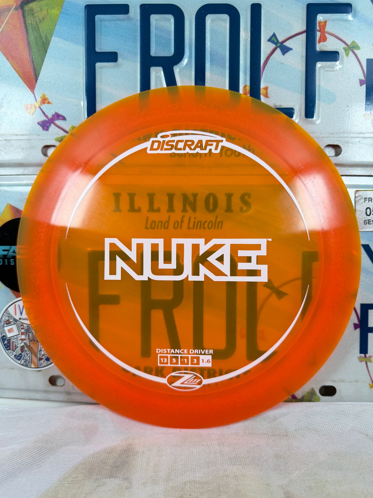 Discraft Nuke Z Lite Orange 164g Distance Driver