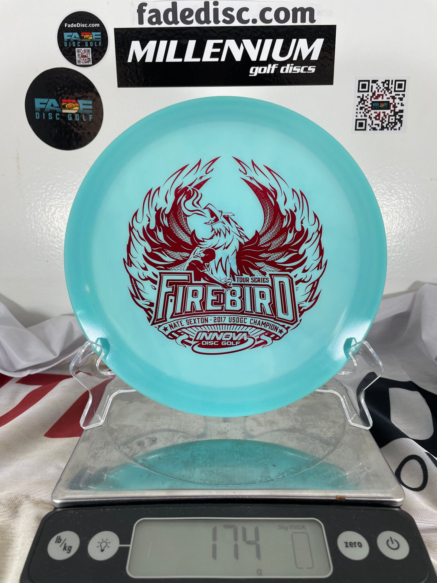 Innova Sexton Firebird Champion Glow 174g Red Foil 2018 Sexton Tour Series Limited Edition Distance Driver