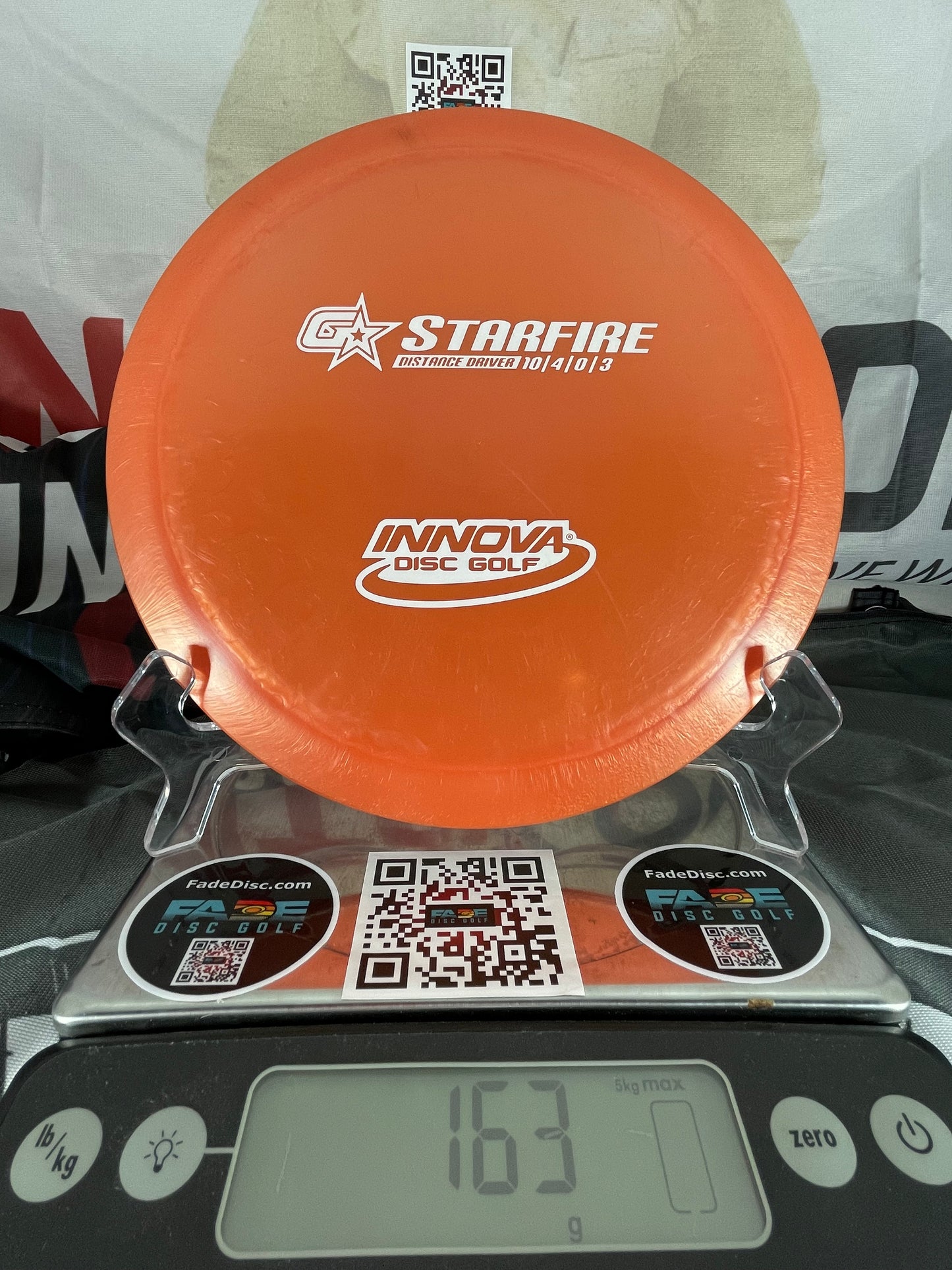 Innova Starfire GStar Orange w/ White Foil 163g Distance Driver