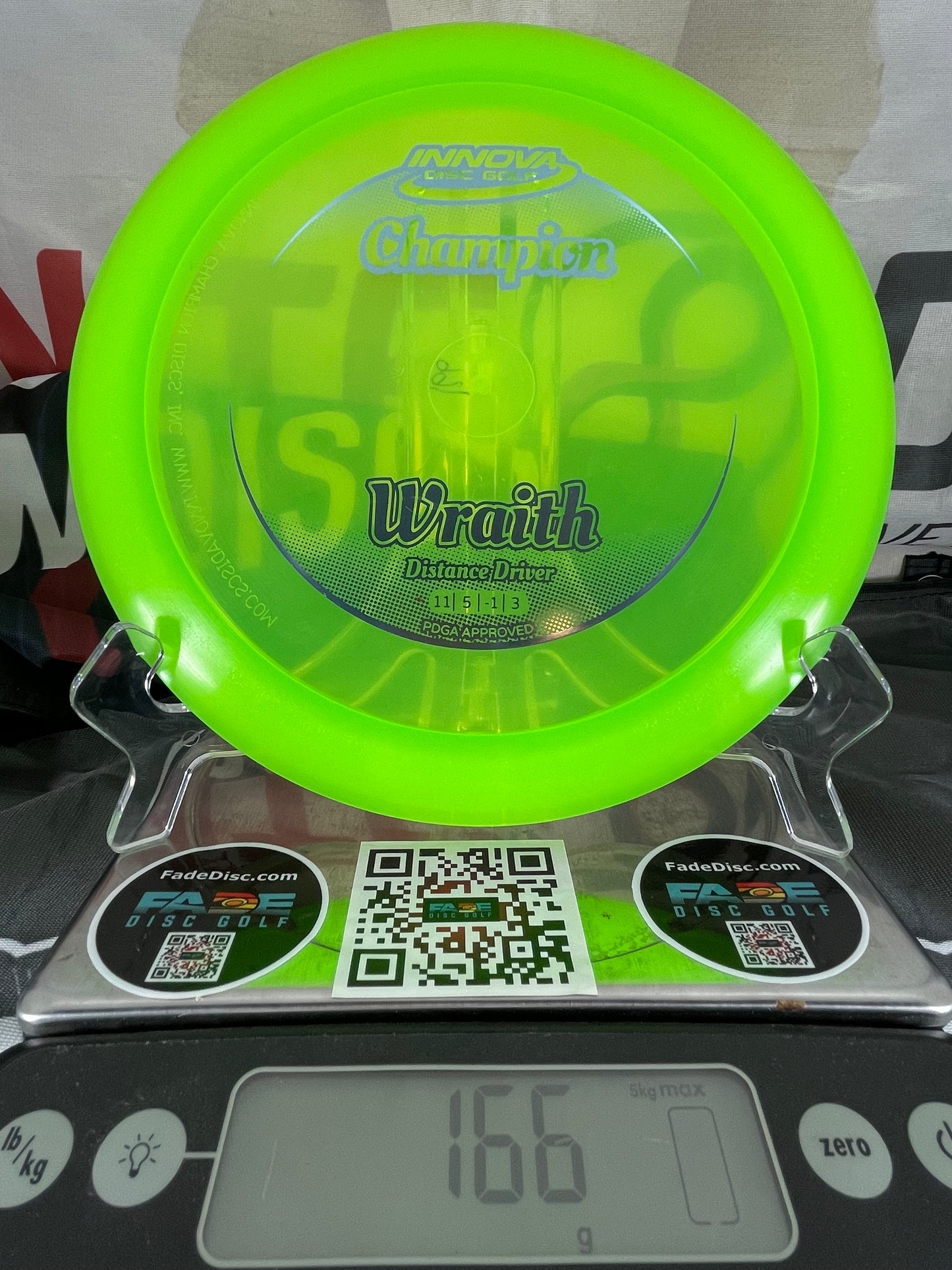 Innova Wraith Champion Green 166g Distance Driver