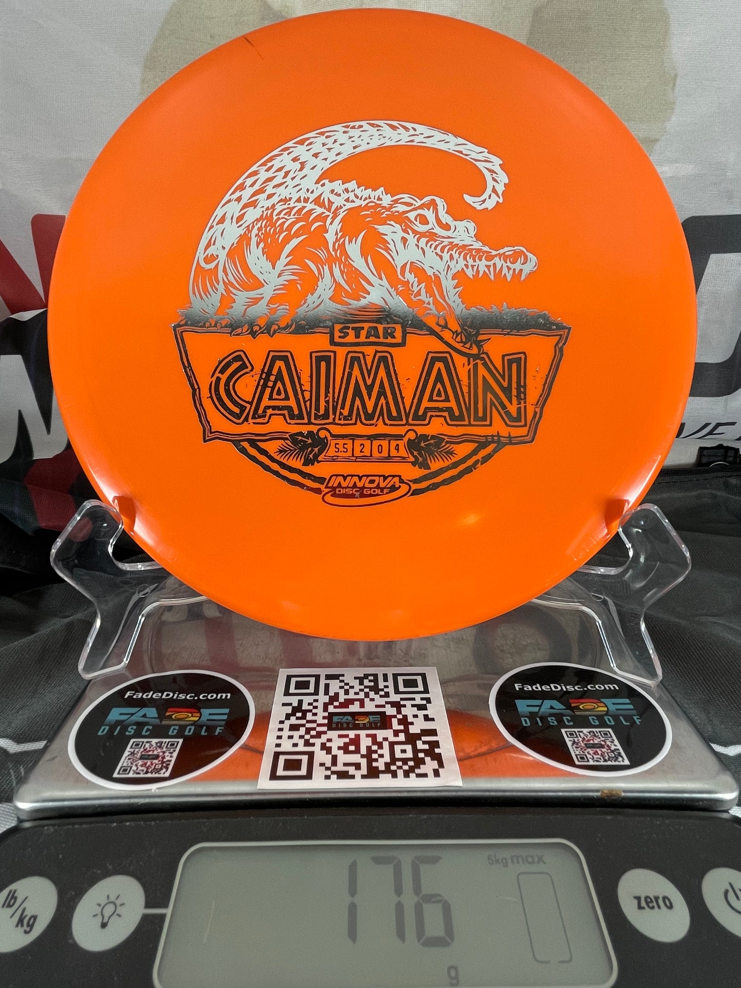 Innova Caiman Star Orange w/ Silver Foil 176g Midrange