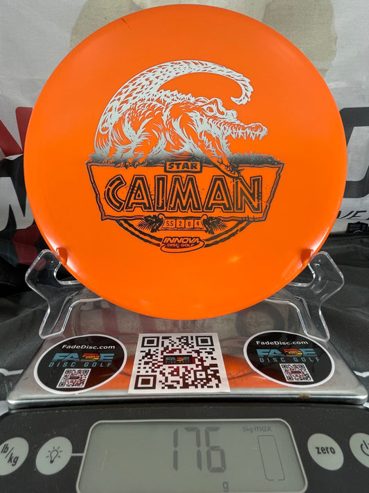 Innova Caiman Star Orange w/ Silver Foil 176g Midrange