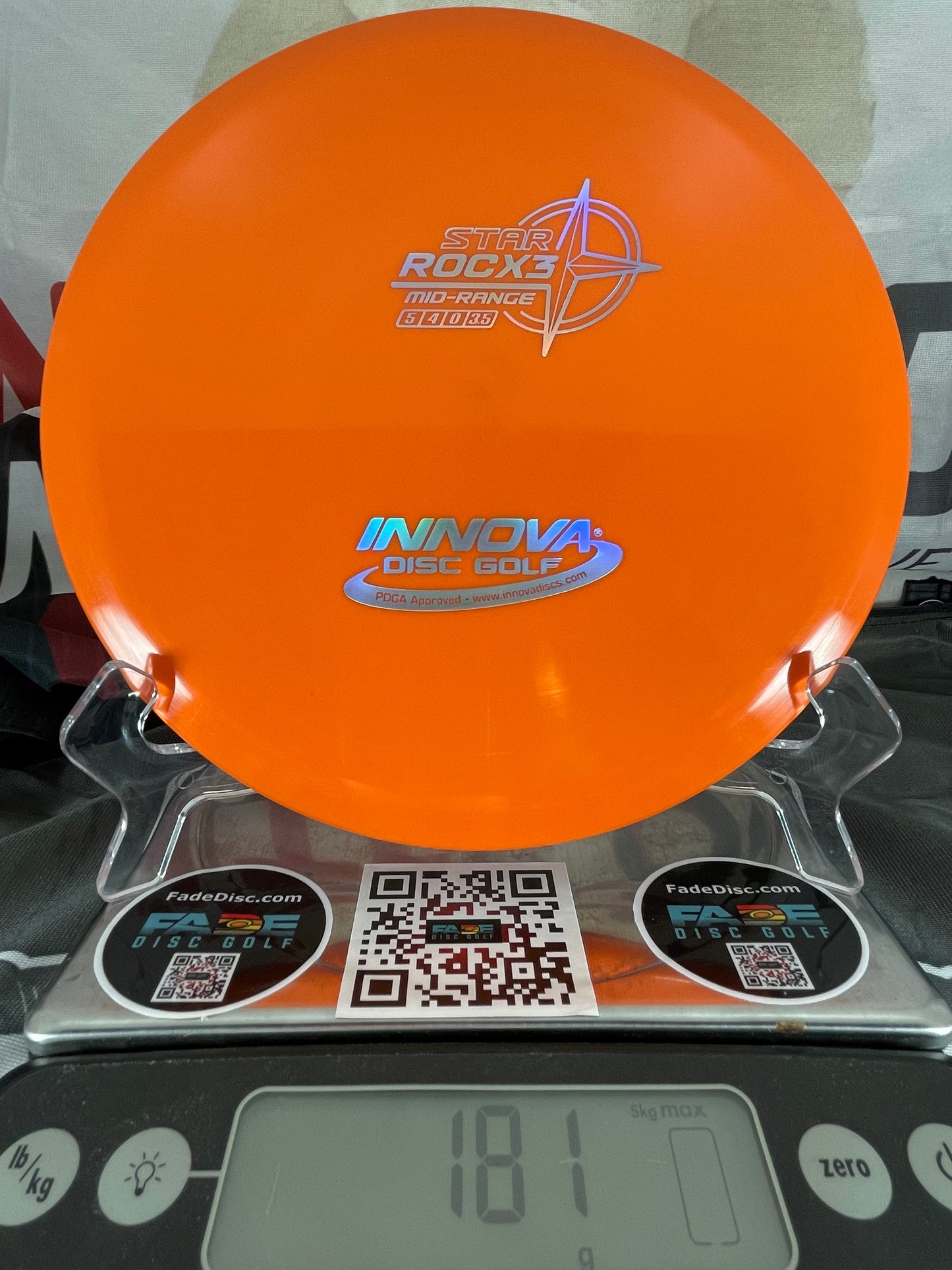 Innova RocX3 Star Orange 181g Midrange