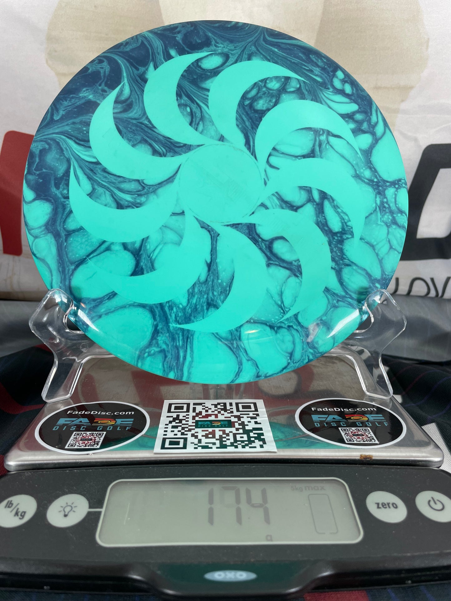 Innova Destroyer Star 174g Teal Sun-Swirl Blue Custom Dye Distance Driver