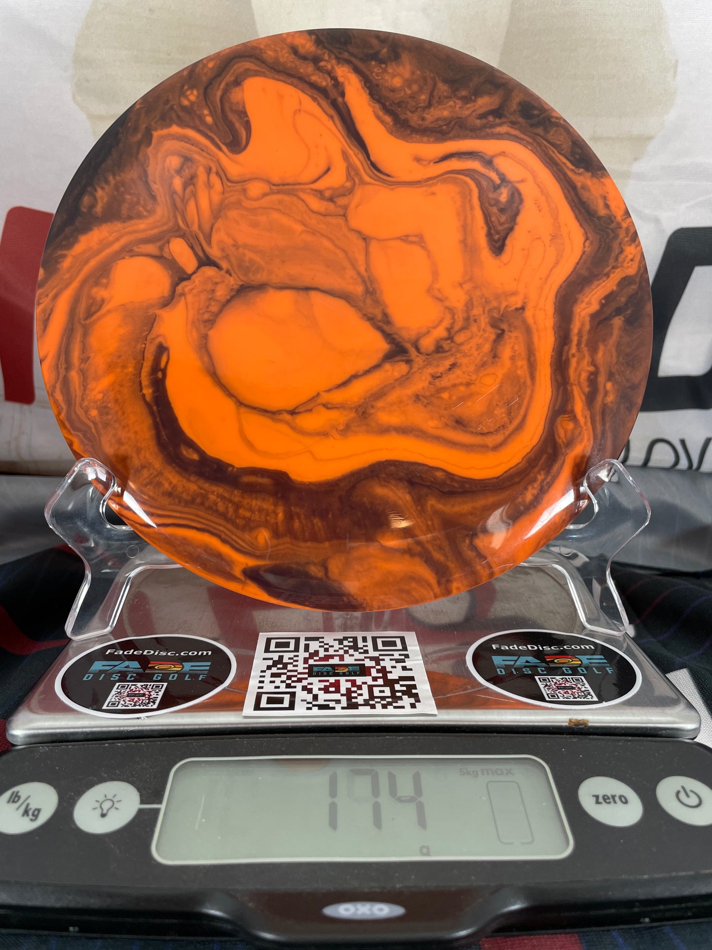 Innova Destroyer Star 174g Orange Black Swirl Custom Dye Distance Driver