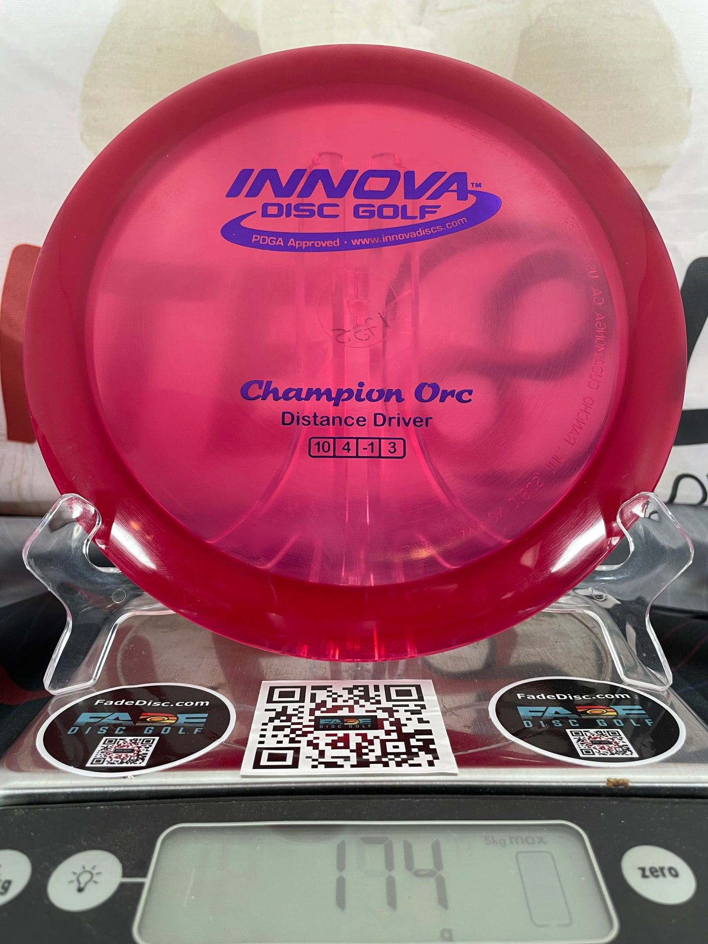 Innova Orc Champion Red 174g Distance Driver
