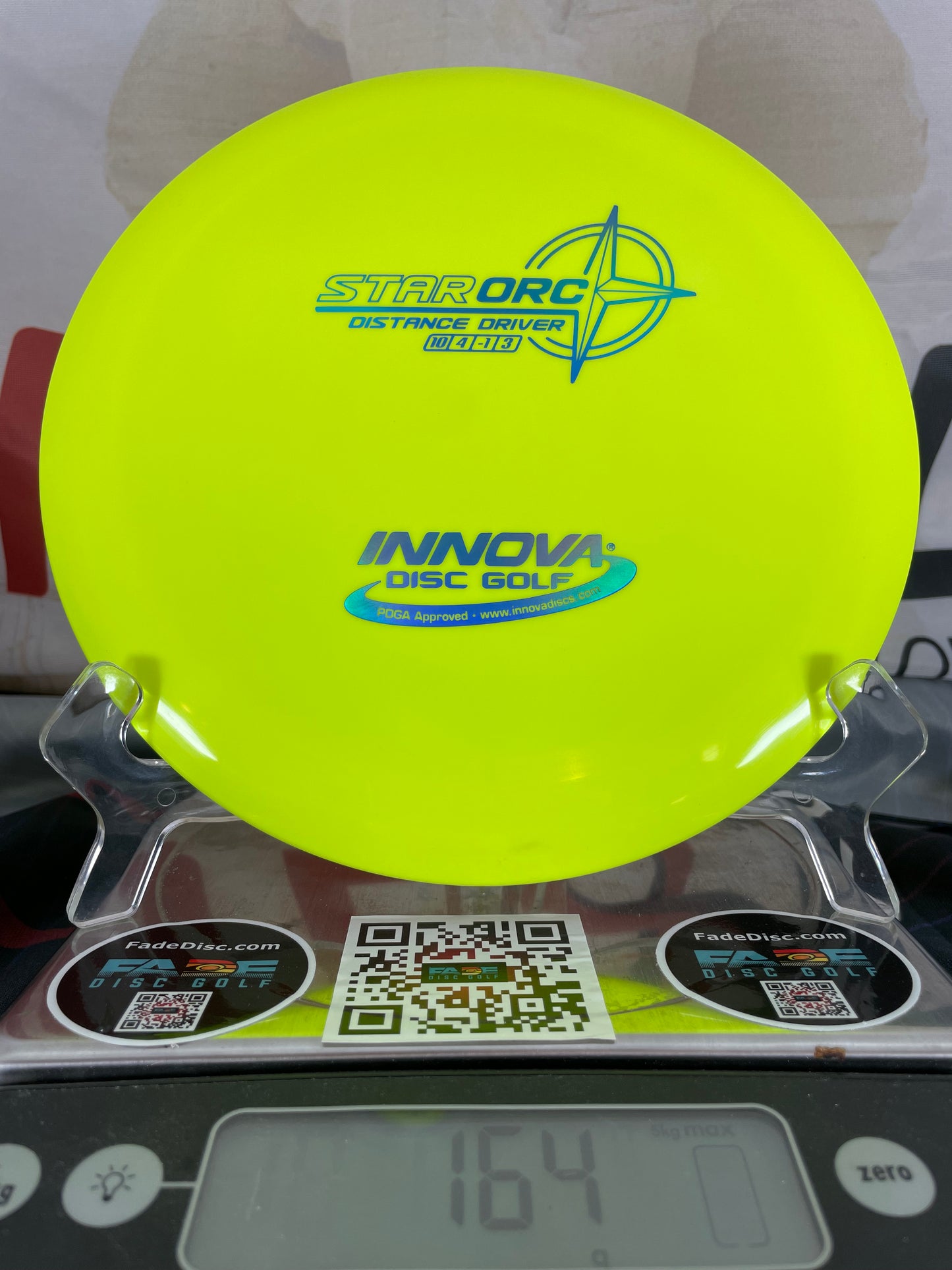 Innova Orc Star Yellow 163g Distance Driver