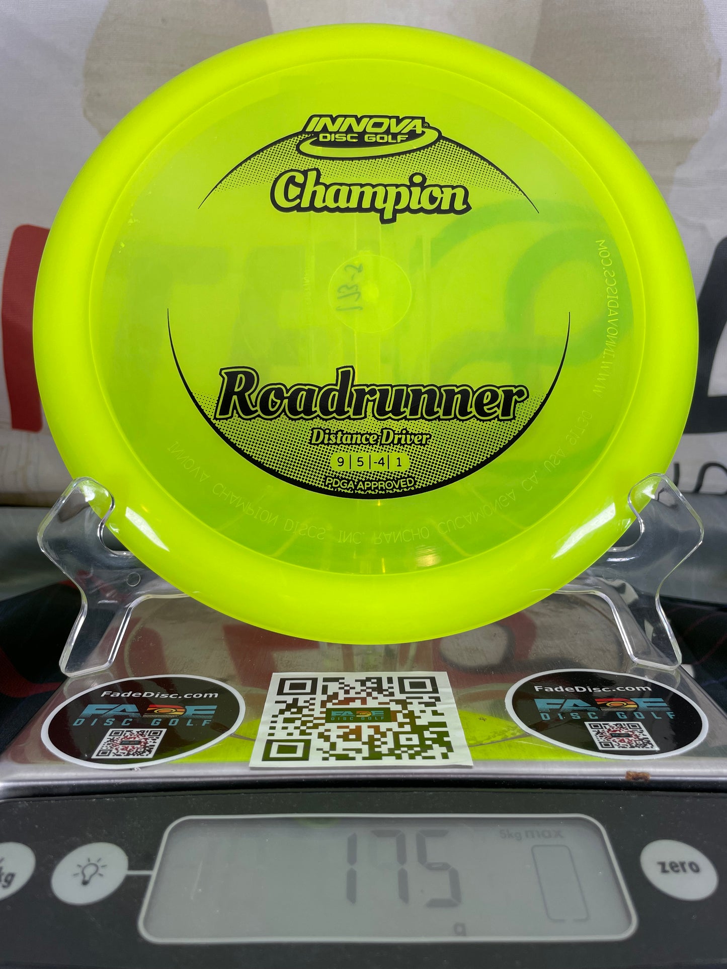 Innova Roadrunner Champion Yellow 175g Distance Driver