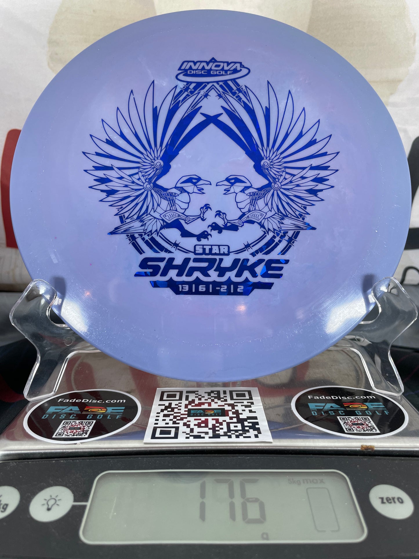 Innova Shryke Star 176g Purple-Pink Swirly w/ Blue Shatter Foil Distance Driver