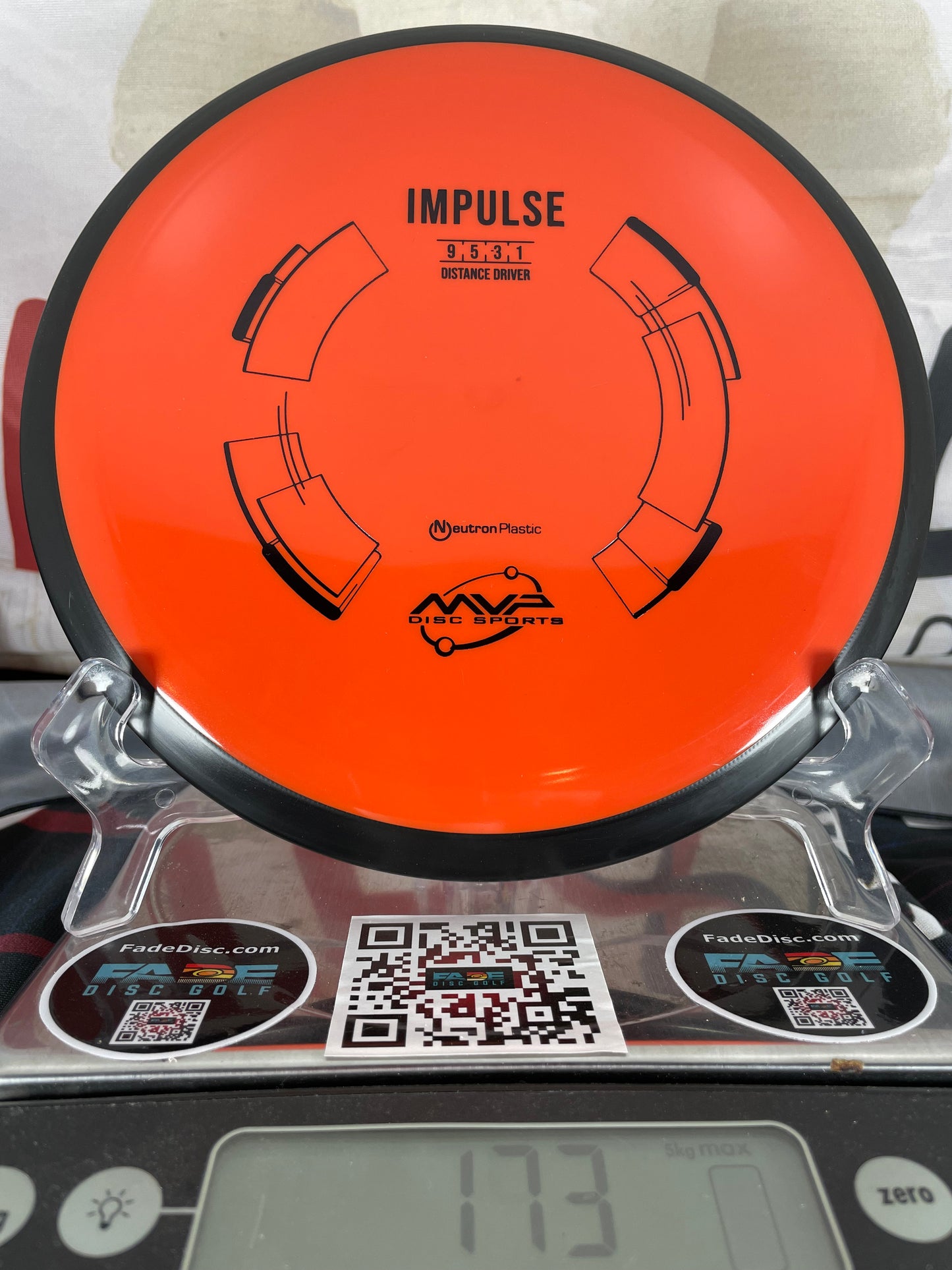 MVP Impulse Neutron Orange 173g Distance Driver