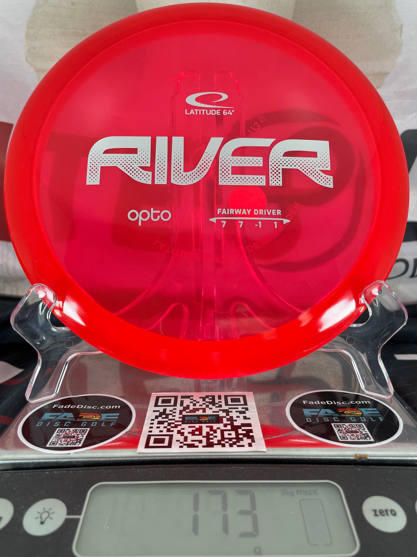 Latitude 64 River Opto 173g Red w/ Silver Foil Fairway Driver