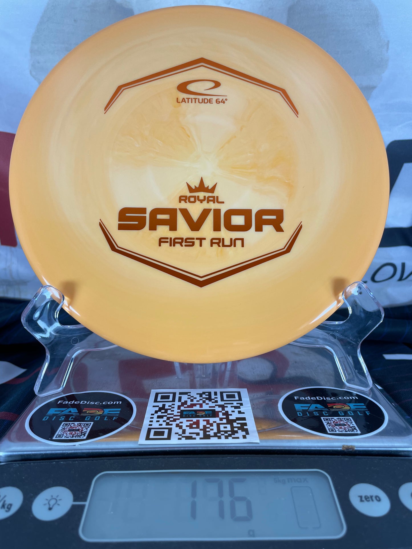 Latitude 64 Savior Royal Grand First Run 176g Orange w/ Orange Foil Midrange