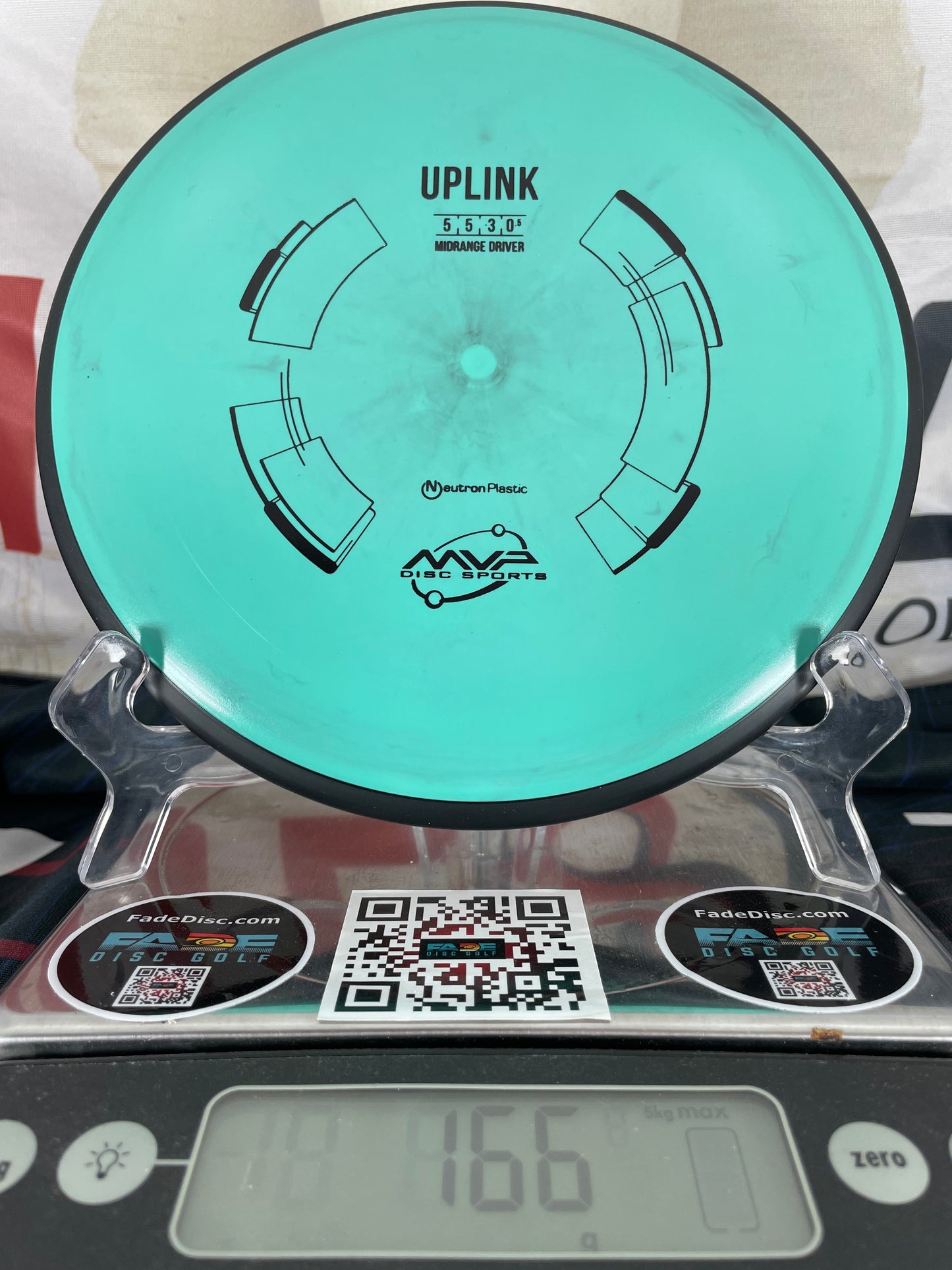 MVP Uplink Neutron 166g Teal Midrange