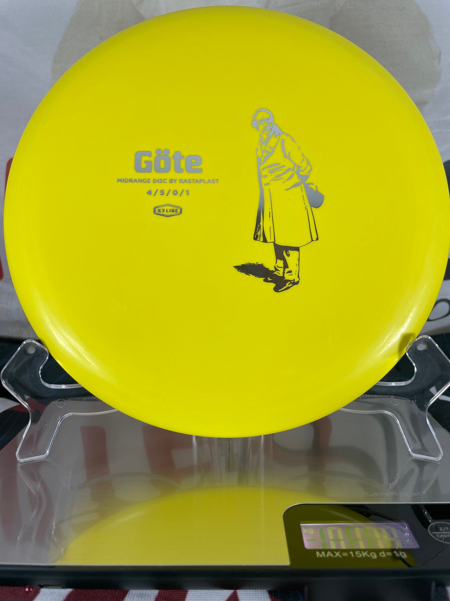 Kastaplast Gote K3 180g Yellow w/ Silver Foil Midrange