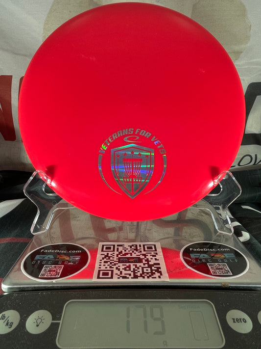 Latitude 64 Claymore Gold Ice 178g Red Sparkle w/ Silver Foil “Veterans for Vets” Stamp Midrange