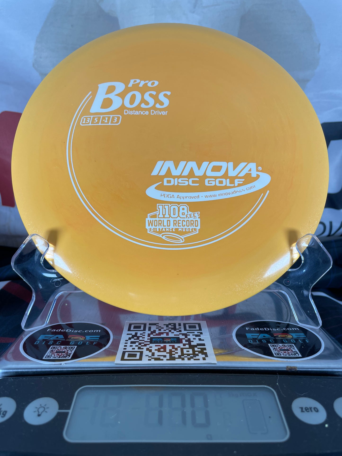 Innova Boss Pro Orange w/ White Foil 170g Distance Driver