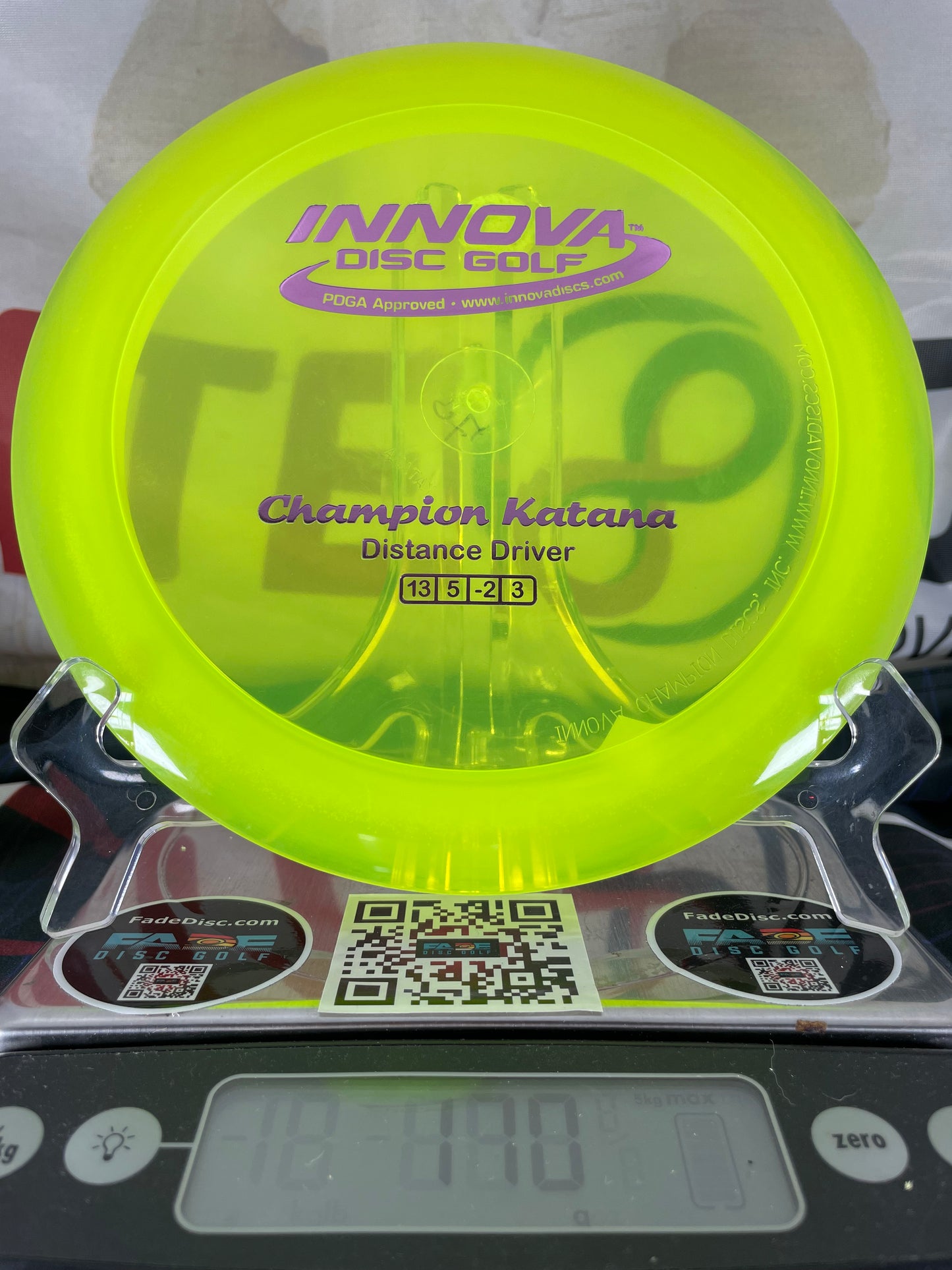 Innova Katana Champion Yellow 170g Distance Driver