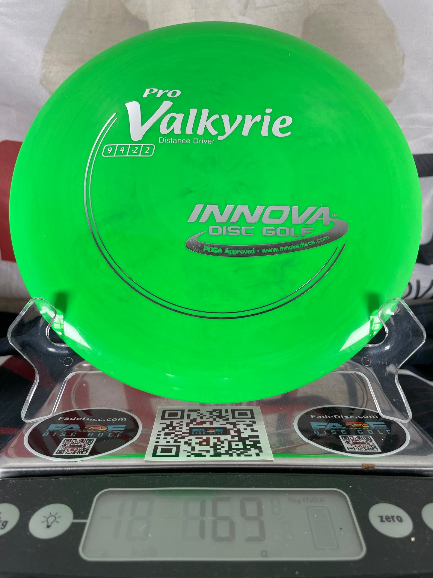 Innova Valkyrie Pro Green 169g Distance Driver