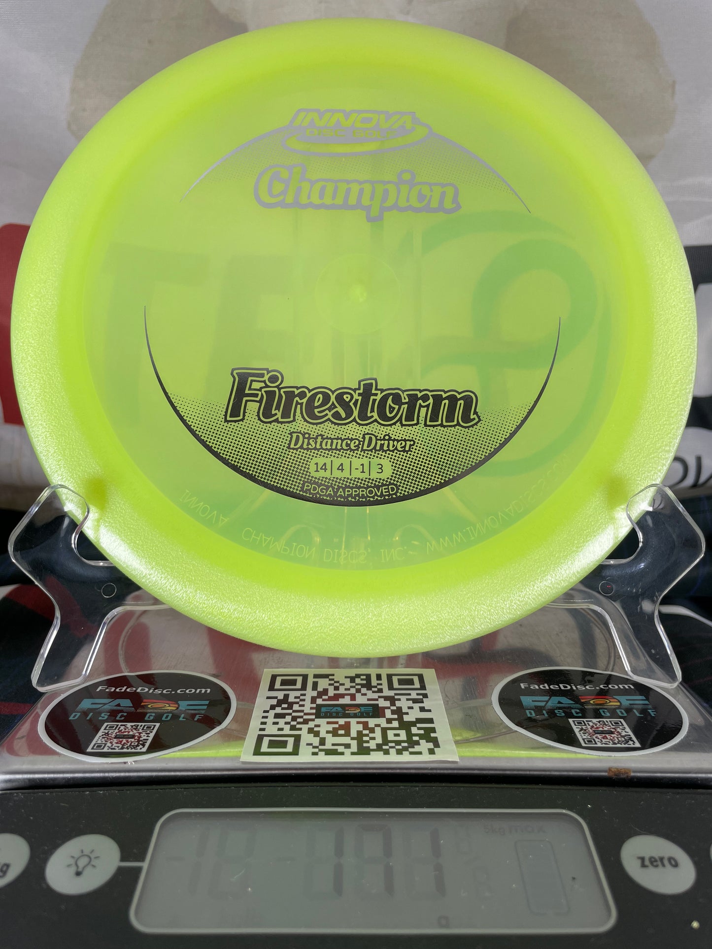 Innova Firestorm Champion 171g Yellow w/ Silver Foil Distance Driver