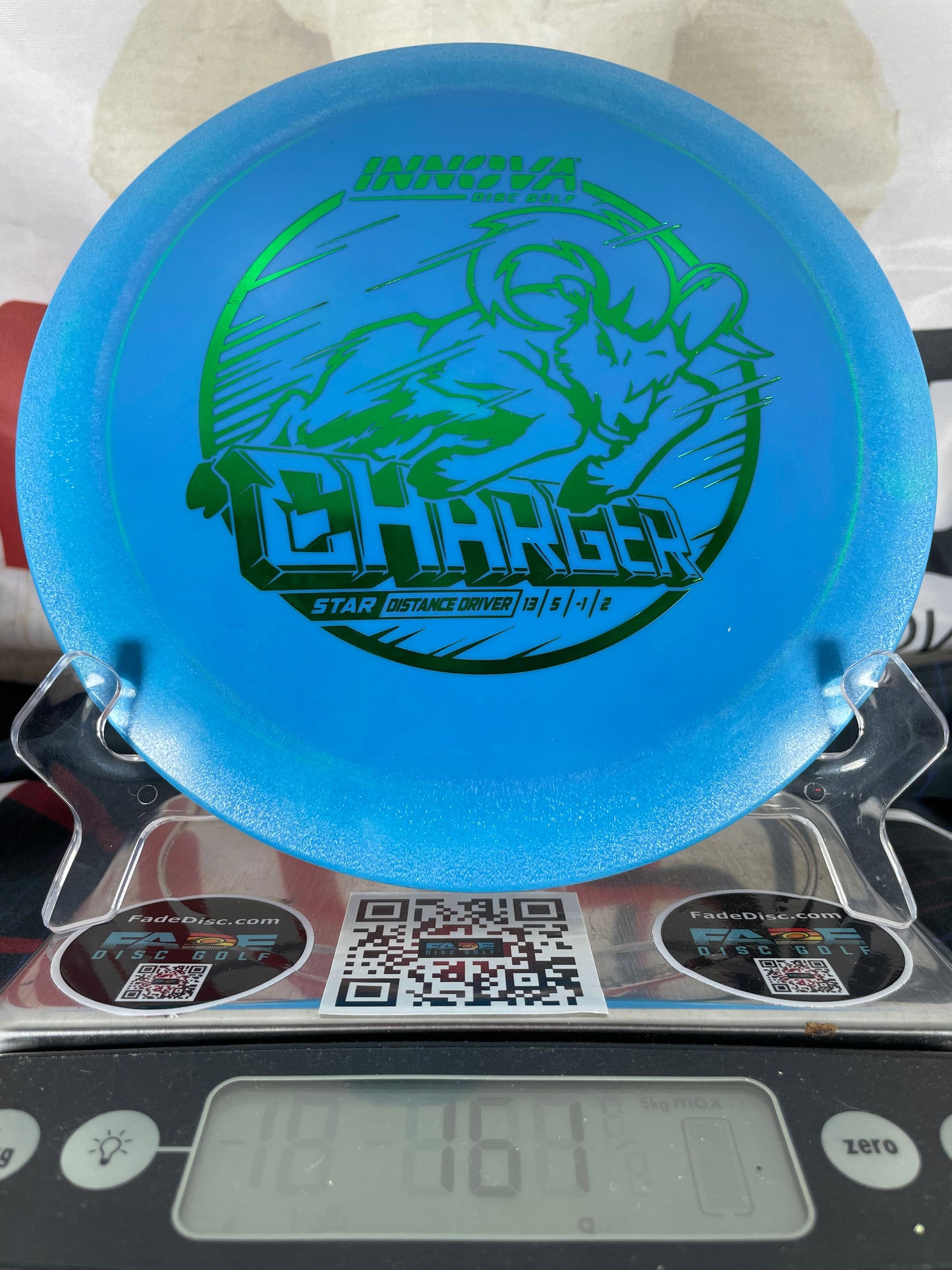 Innova Charger Star 161g Blue w/ Green Foil Distance Driver