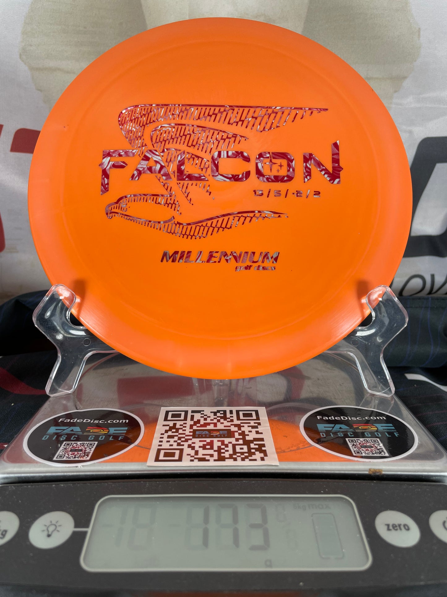 Millennium Falcon Millennium 174g Orange w/ Red-Silver Foil Distance Driver