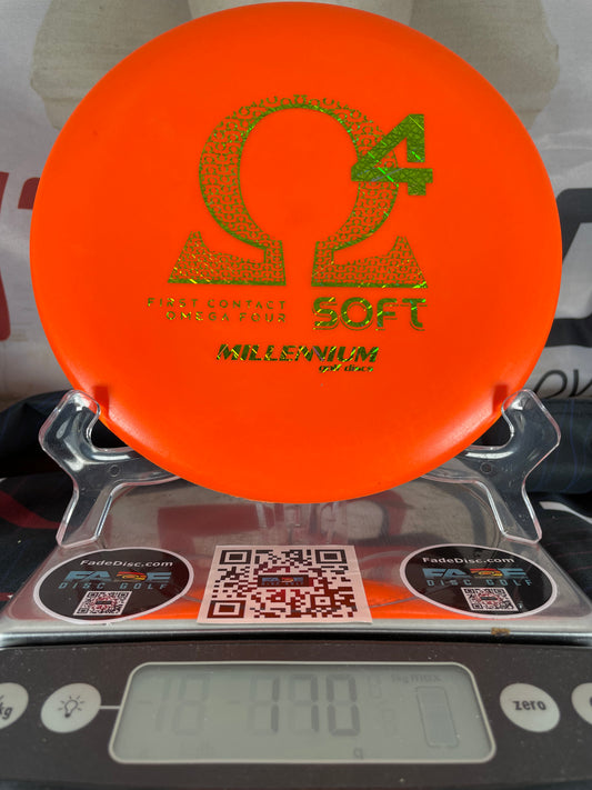 Millennium Omega 4 Soft 170g Orange w/ Green Foil Putter