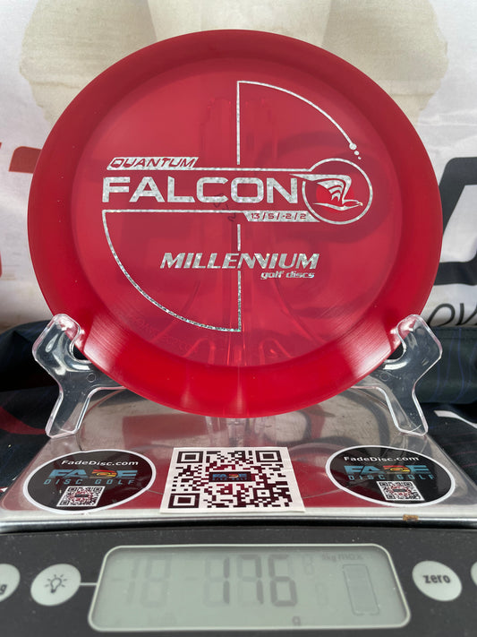 Millennium Falcon Quantum 176g Red w/ Silver Stars Foil Distance Driver