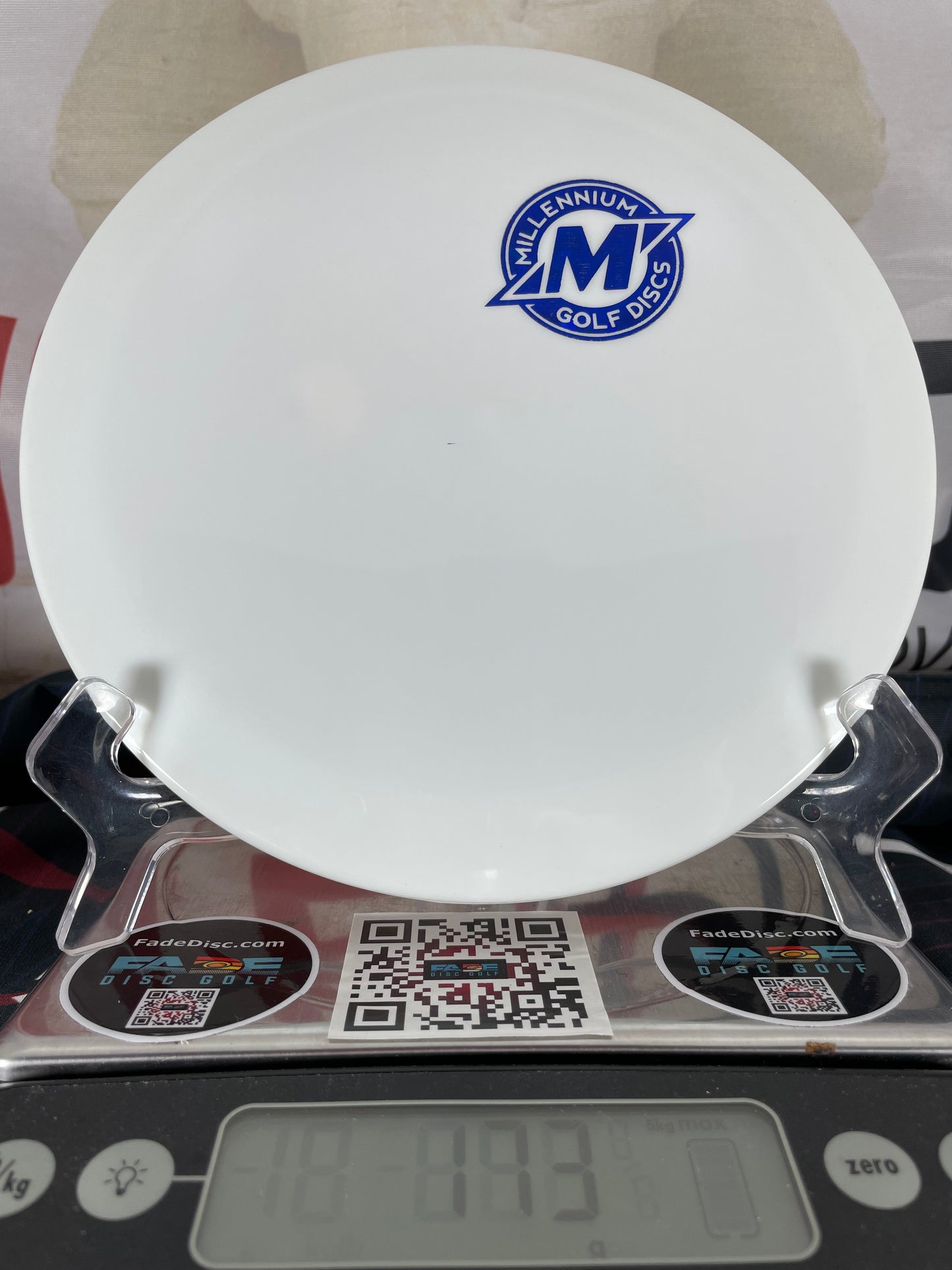 Millennium ES1 Prototype Sirius 173g White w/ Blue Foil Distance Driver