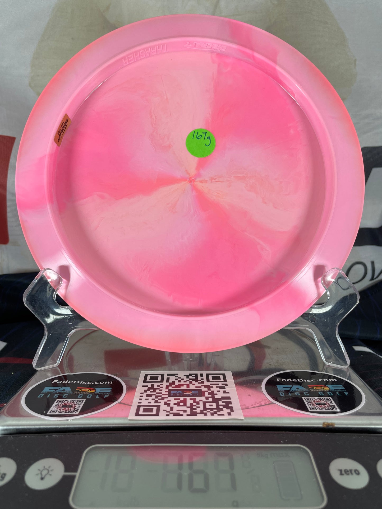 Discraft Thrasher ESP Pink Swirl w/ Red Foil 167g Gannon 2022 Tour Series Distance Driver