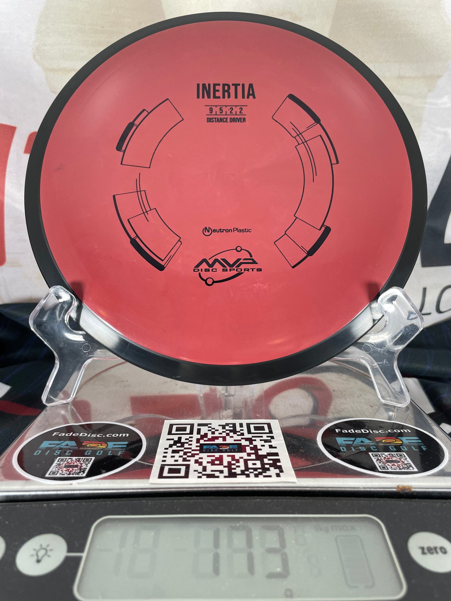 MVP Inertia Neutron Red 173g Distance Driver