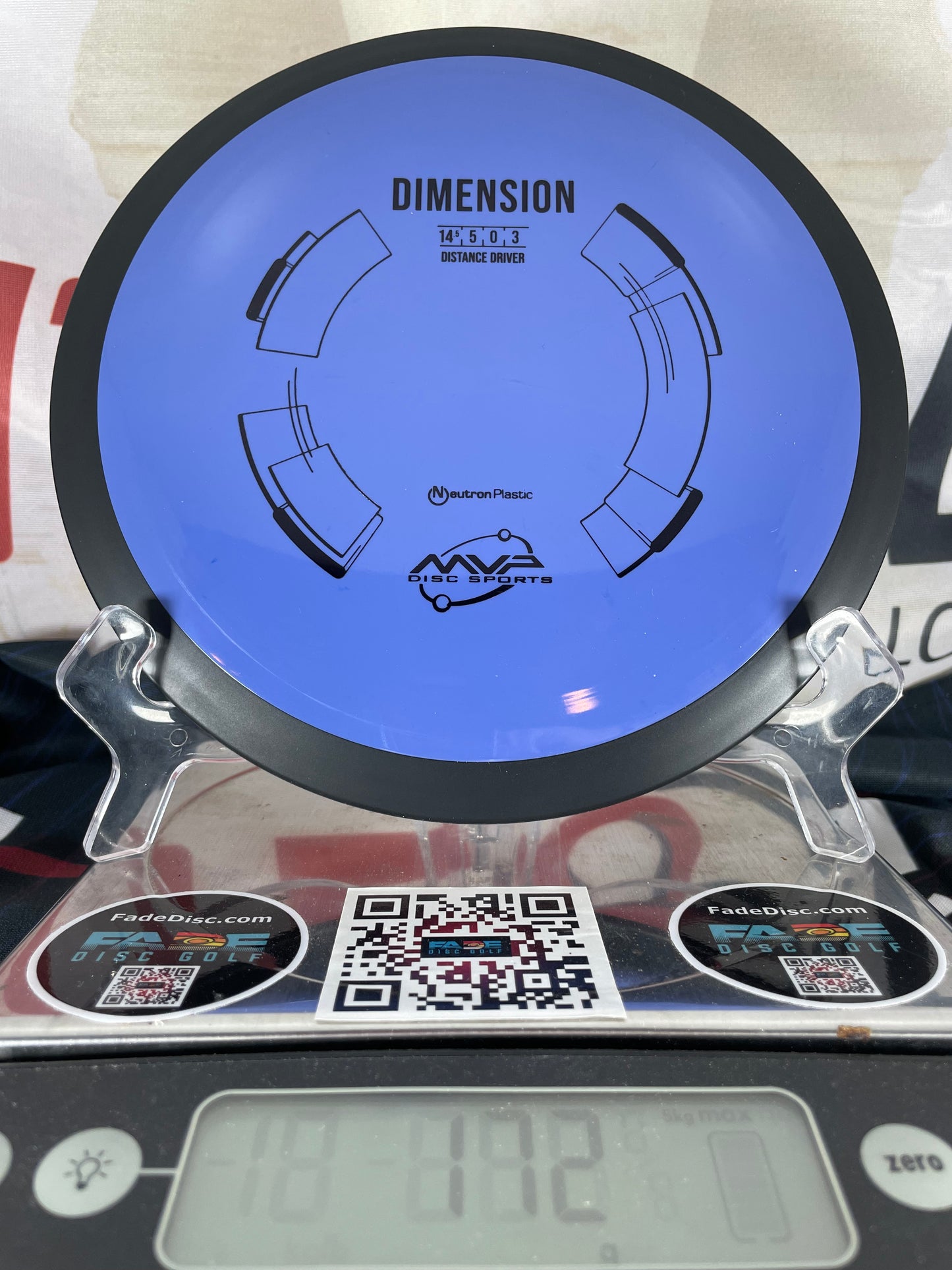 MVP Dimension Neutron 172g Blue Distance Driver